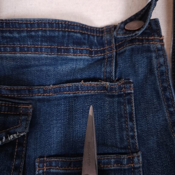 Free People Lexden Denim Overalls Womens 29 Blue Boho Casual Indie Festival Jean - Picture 10 of 16